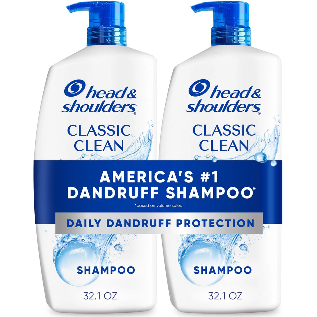 Head & Shoulders 32.1 Fl Oz (Pack of 2), Classic Clean Twin Pack